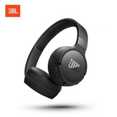 JBL TUNE 670NC 头戴式数字降噪无线耳机 语音感知 蓝牙5.3 音乐游戏网课超长续航 轻巧舒适 暗夜黑