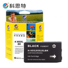科思特（KST） 955XL墨盒 适用惠普HP7720 8720 Pro7730 7740 8210 8216 8710 8730 打印机 黑色2000页