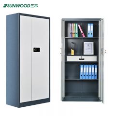 三木（SUNWOOD） BG870通体双门指纹保密柜办公柜(带屉)国密双认证