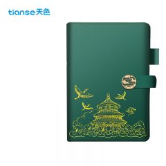 天色（TIANSE） TS-4165 国潮笔记本 墨绿色