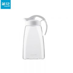 茶花（CHAHUA） 冷水壶塑料家用凉水壶果汁壶大容量杯子耐热耐高温凉水杯茶壶 滑盖式密封款_1.8L