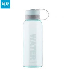 茶花（CHAHUA）格瑞斯水杯大容量塑料水杯男便携水瓶杯户外运动大号水壶女 浅绿色1500ml【050011】