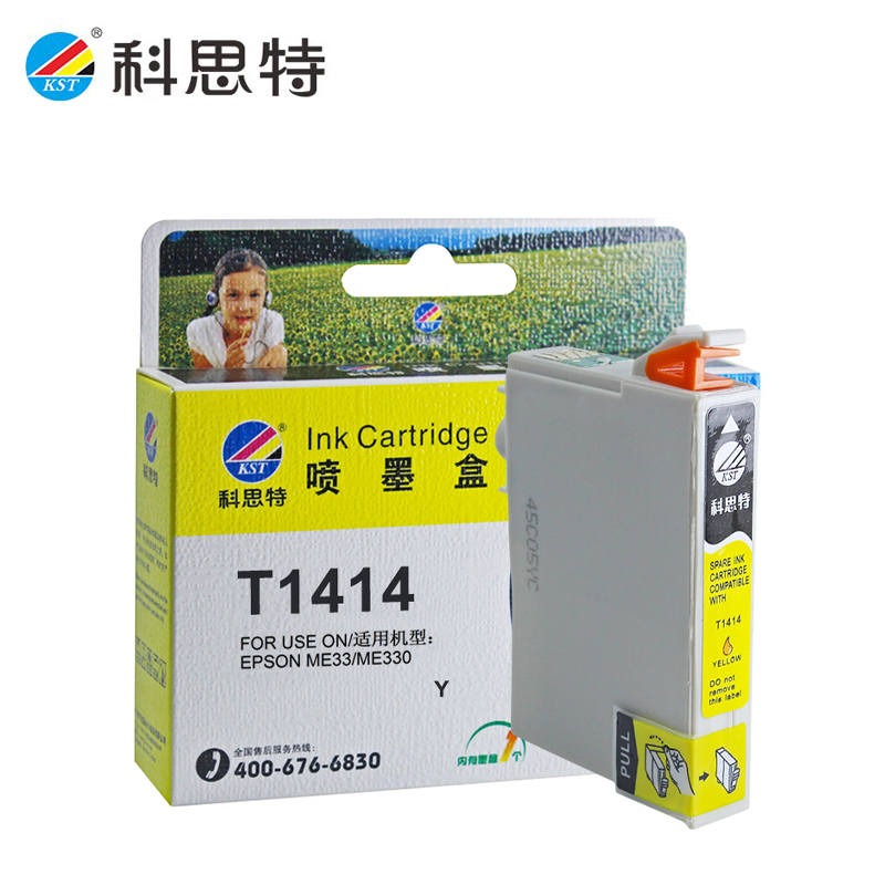 科思特（KST） K T1414墨盒适用爱普生ME33/ME35/ME85ND/ME330黄色专业版