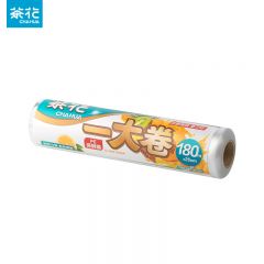 茶花（CHAHUA） 一大卷点断式保鲜膜缠绕膜冰箱蔬菜水果保鲜耐高低温 一大卷点断保鲜膜M1801卷 305013