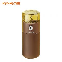 九阳（Joyoung） 保温杯女水杯礼物杯子男茶杯杯具高颜值316L不锈钢茶水分离水杯 棕色330ml-B33V-WR510XL