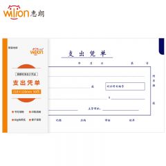 惠朗（huilang）6079  支出凭单210*120mm优选十本装