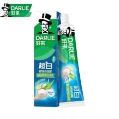 好来（DARLIE） 超白密泡小苏打牙膏温和亮白去黄芦荟小青瓜190g