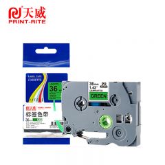 天威  TZw761 标签色带 适用兄弟标签机色带覆膜标签标签打印机色带 36mm  支