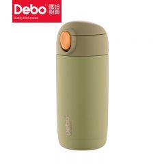 徳铂（Debo） DEP-811克罗斯弹跳杯280ml绿色 直身杯316不锈钢