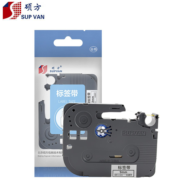 硕方 标签机 色带标签带 线缆白底黑字 12mm L-A231