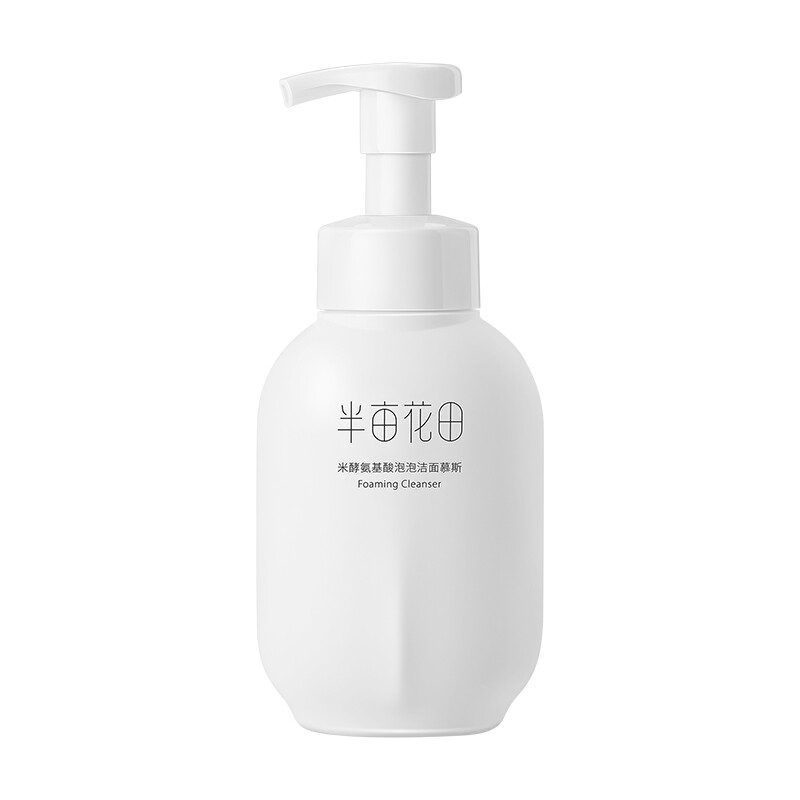 半亩花田 氨基酸洁面慕斯洗面奶洁面乳泡沫温和清洁保湿控油敏感肌 300g 单瓶装