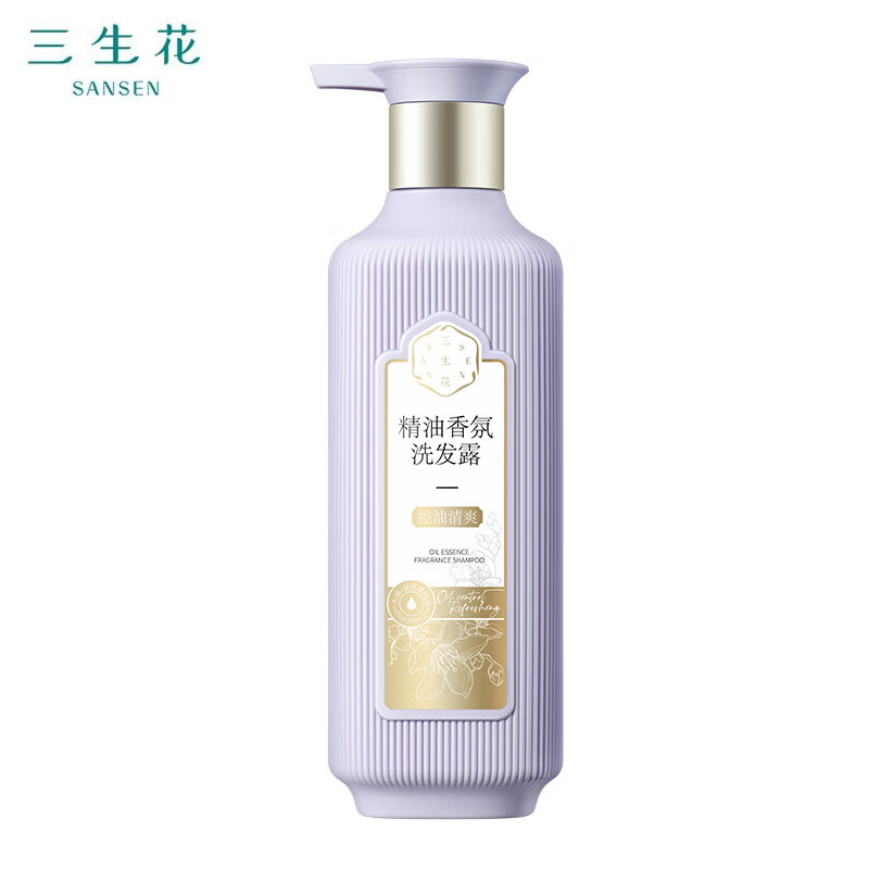 百雀羚（PECHOIN）精油香氛清爽控油洗发水800ml秀发蓬松丰盈去油氨基酸