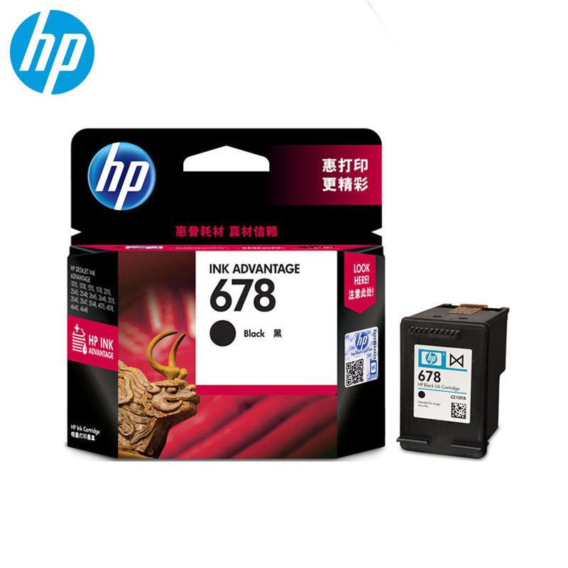 惠普（HP）678原装黑色墨盒 适用hp 1018/2515/1518/4648/3515/4518