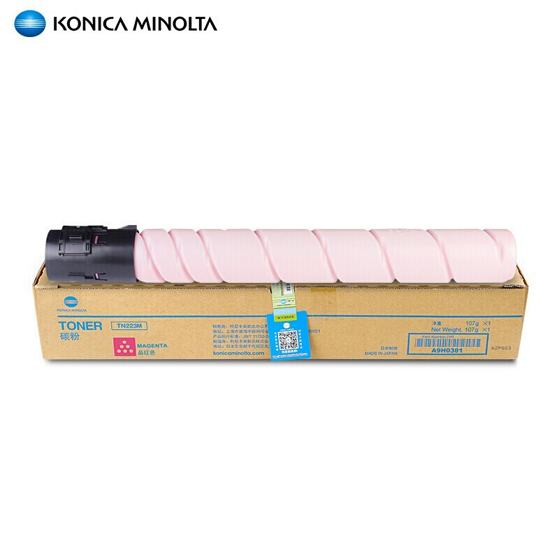 柯尼卡美能达 原装墨粉盒TN223M红色 碳粉 高容墨粉 适用C226/C266 支