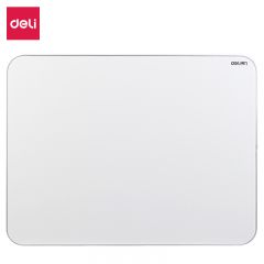 得力50025窄边框磁性悬挂白板600*450mm(银色)(块)