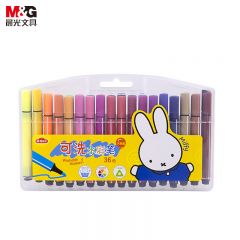 晨光(M&G) 文具36色三角杆马克笔 儿童绘画涂鸦  米菲系列FCP90198