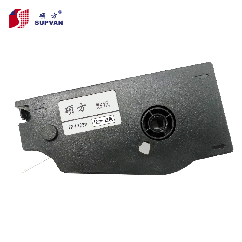 硕方 不干胶贴纸/标签纸TP-L122W 12mm白色16米适用于线号机TP70等/卷