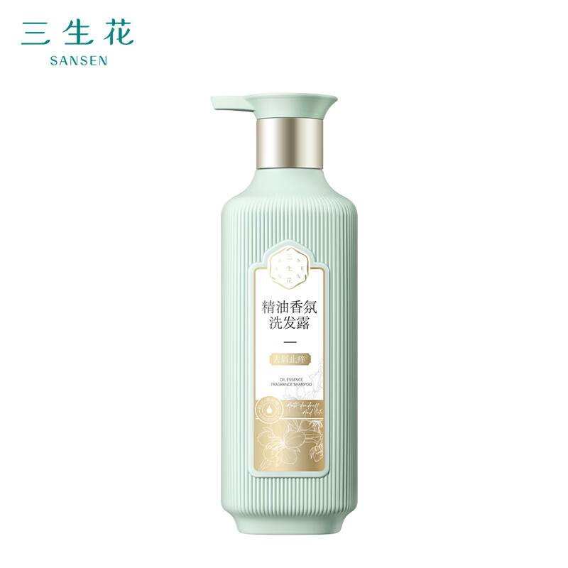 百雀羚（PECHOIN） 三生花百雀羚 氨基酸洗发水 精油香氛柔顺去屑止痒洗发露500ml