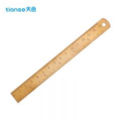 天色（TIANSE） 黄铜15CM直尺 复古金属尺子学生考试绘图礼品定制 免费刻字 厂家发货 TS-5702
