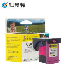 科思特（KST）K 803XL 升级版墨盒 适用惠普Deskjet1112/2132/1111/2131/2621/2622/2623/2628 彩色 专业版