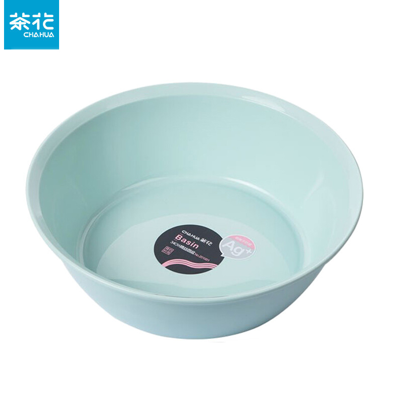 茶花（CHAHUA）加厚抗菌塑料盆34cm抑菌功效加厚耐用颜色随机 201001