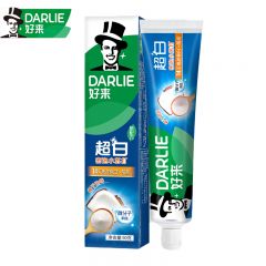 好来（DARLIE）黑人牙膏小苏打茶倍健双重薄荷黄牙渍清新口气含氟 超白小苏打牙膏中国90g