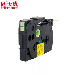 天威 TZE-Z621 覆膜标签色带适用兄弟PT-E115标签机色带9mm打印机色带 带芯片 支