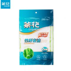 茶花（CHAHUA） 220004 竹纤去油抹布2片装家务清洁厨房毛巾去油家用吸水不易掉毛
