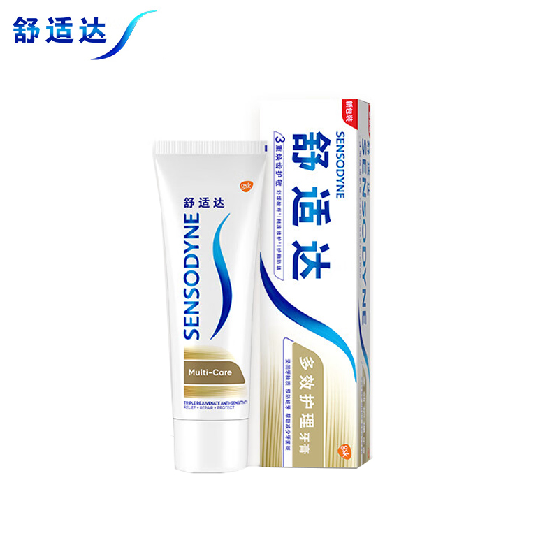 舒适达（SENSODYNE） 清新口气坚固牙釉质缓解牙敏感防蛀牙膏180g