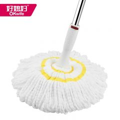 好媳妇（OKwife） AGW-4524A-1 U系列拧水拖把 懒人免手洗棉线拖布家用清洁老式地拖圆头墩布