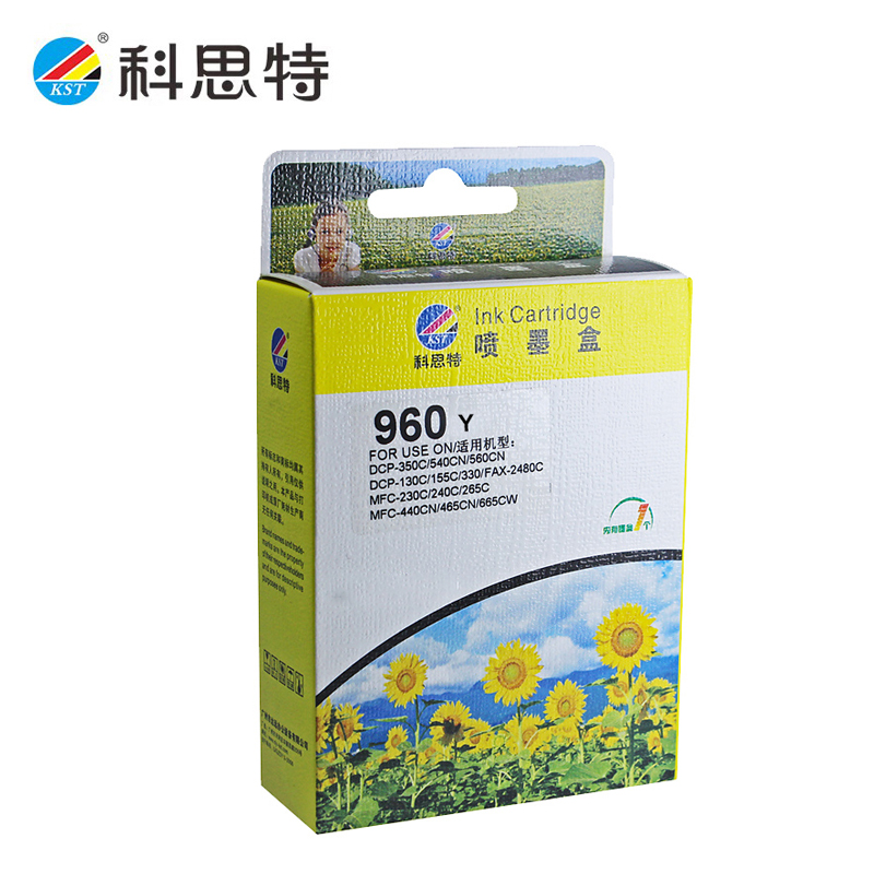 科思特（KST） LC960墨盒适用兄弟DCP-130C/155C/330C/350C 黄色