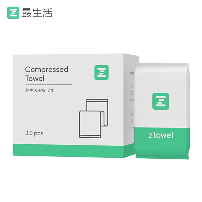 最生活（a-life） A-1213一次性压缩毛巾30*60cm白色