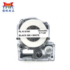 扬帆耐立  YFHC-SC18Y 标签色带 黄底黑字 18mm