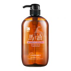 蝶印 日本原装进口 北海道马油 柔顺垂感保湿护理洗发水 600ml