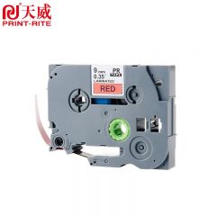 天威 标签机色带 Tzw421红底黑字 9mm 支