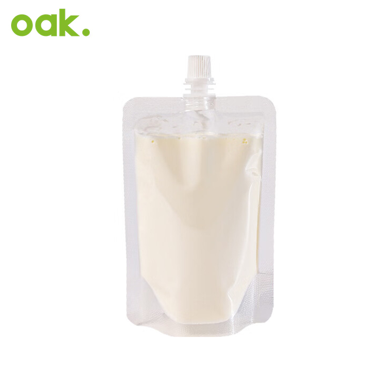 欧橡（OAK） 豆浆袋中药分装袋液体袋吸嘴袋果汁奶茶透明袋200ml*50只C1484