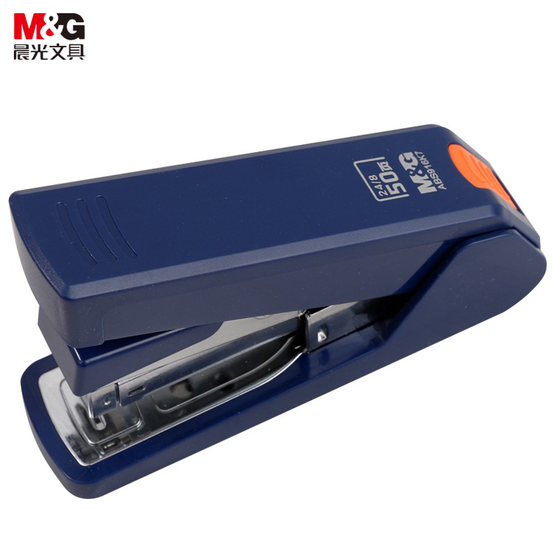 晨光(M&G)  文具 蓝色50页订书机 商务型省力订书器 普惠型办公用品 ABS916K7