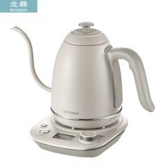 北鼎（Buydeem） K821C咖啡手冲壶家用控温泡茶壶电热恒温热水壶电子手冲壶燕麦白