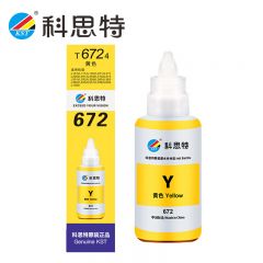 科思特 K T6724 墨水 适用爱普生L101/L130/L201/L211/L301黄色 单支装