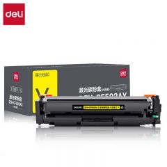 得力 硒鼓 D-CF502AX 黄色 带芯片 支