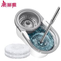 美丽雅（MARYYA）自动旋转甩水地拖配拖把替换布1个 HC075276