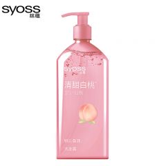 丝蕴（syoss）洗发水桃沁盈润改善受损洗发露680ml 白桃香氛清爽无硅油洗发膏