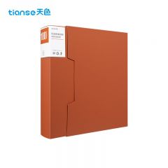 天色 文件夹  TS-20010 珊瑚橙 本
