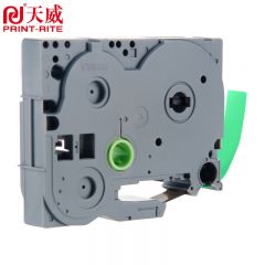 天威  TZw711 标签色带 适用兄弟标签机色带覆膜标签 标签打印机色带不干胶标签纸6mm 支