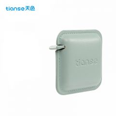 天色（TIANSE） 迷你卷尺2米厚款方形尺子自动卡位 TS-5707 淡抹绿