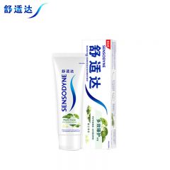 舒适达（SENSODYNE） 抗敏感多效臻护牙膏100g 清新口气草本植萃护牙龈天然积雪草