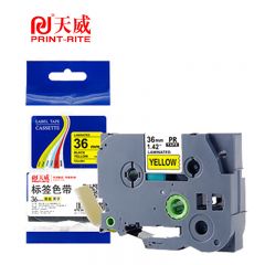 天威 TZw661 标签色带 适用兄弟标签机色带覆膜标签标签打印机色带不干胶标签纸36mm 支