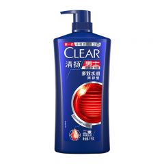 清扬（CLEAR）男士去屑洗发露多效水润养护型蓝瓶1Kg