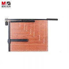 晨光文具 ASSN2207切纸刀栽纸刀 A3钢制 A3木制财务办公专用  A3木制切纸刀