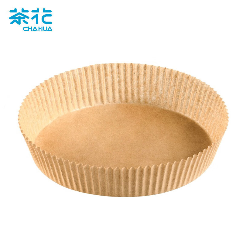茶花（CHAHUA） 一次性空气炸锅纸盘309001中号 一盒50张耐蒸烤即用即抛防水防油